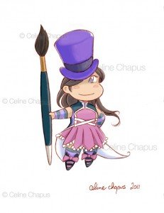 Artist Chibi by Celine Chapus Artist Chibi by Celine Chapus