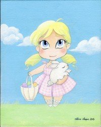 The Easter Bunneh by Celine Chapus